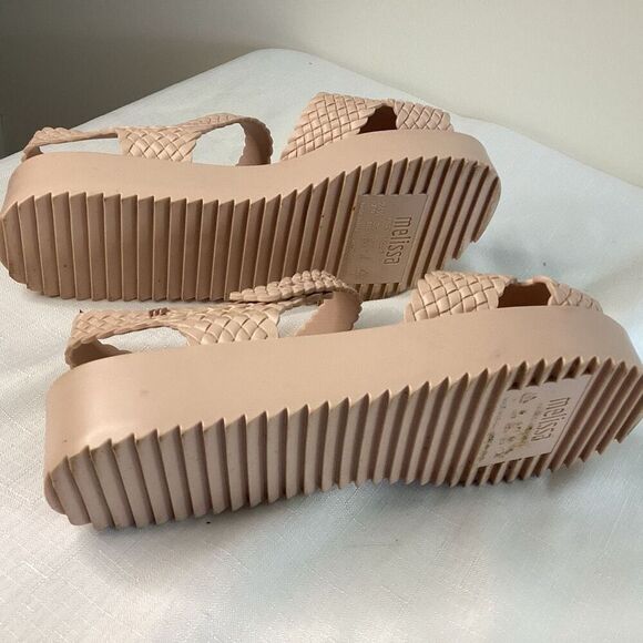 Melissa Women’s Chunky Pink Sandal Size 8 - Picture 4 of 7